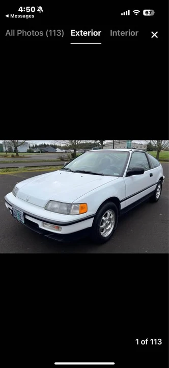 1991 Honda Civic 4th Gen - Image 2 of 19