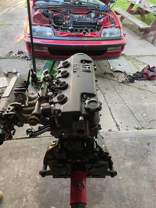 1991 Honda Civic Si 4th Gen - Image 9 of 10