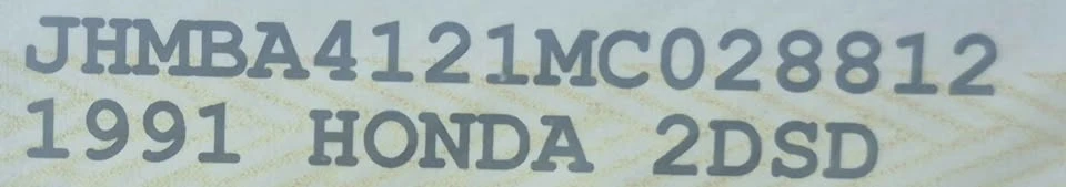 1991 Honda Prelude 3rd Gen - Image 10 of 13