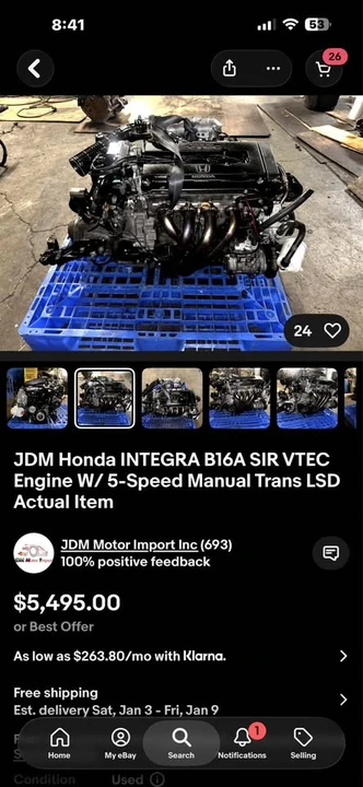 1991 Honda CR-X 2nd Gen - Image 4 of 5