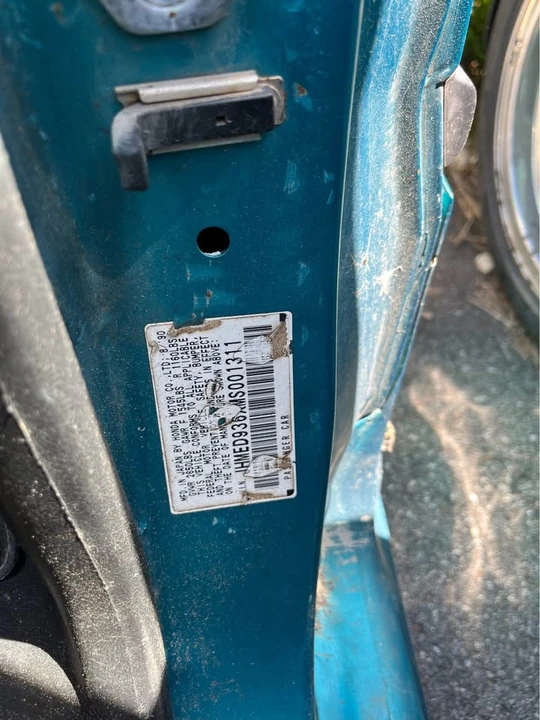 1991 Honda CR-X 2nd Gen - Image 3 of 3