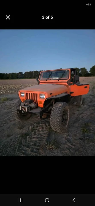 1991 Jeep YJ Wrangler - Image 5 of 5