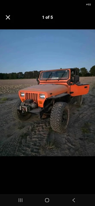 1991 Jeep YJ Wrangler - Image 3 of 5