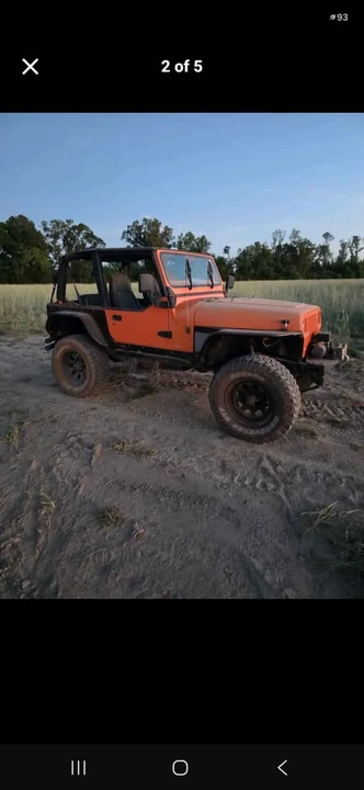 1991 Jeep YJ Wrangler - Image 4 of 5