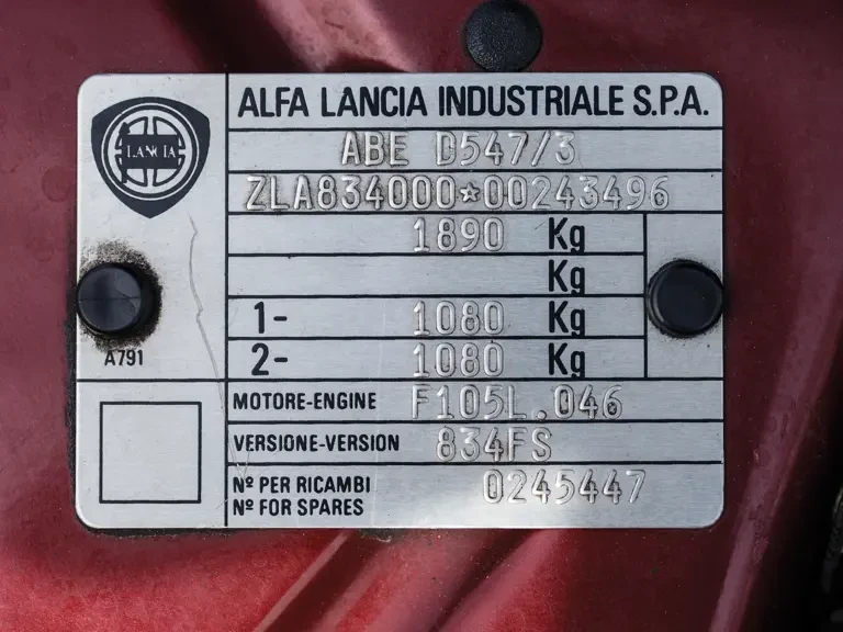 1991 Lancia - Image 26 of 31