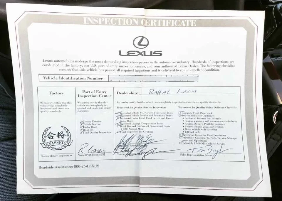 1991 Lexus LS 1st Gen - Image 13 of 13