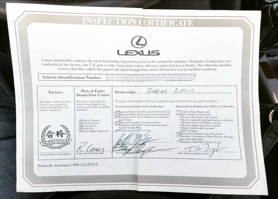 1991 Lexus LS 1st Gen - Image 13 of 13