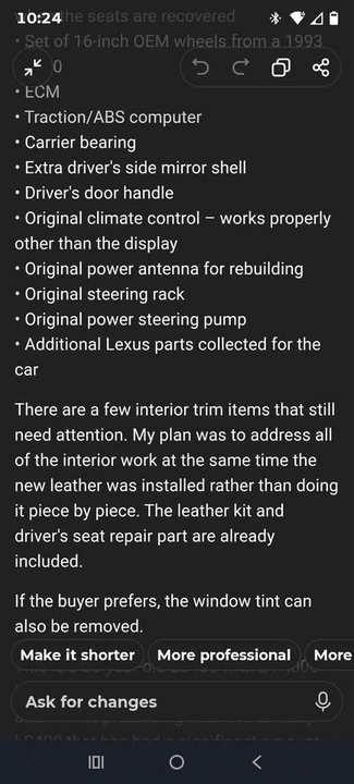 1991 Lexus LS 1st Gen - Image 18 of 18