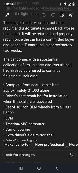 1991 Lexus LS 1st Gen - Image 16 of 18