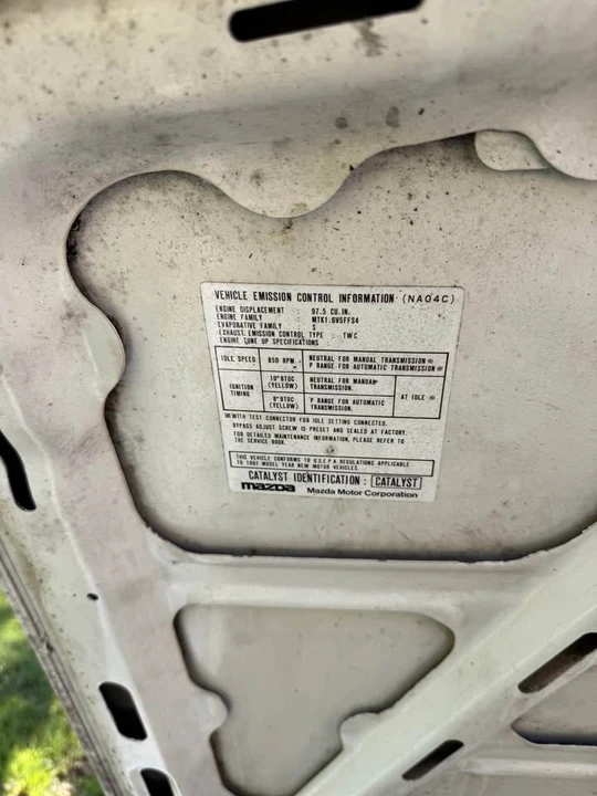 1991 Mazda NA MX-5 Miata - Image 11 of 20