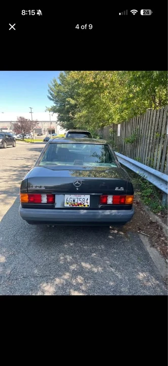 1991 Mercedes-Benz 190E - Image 2 of 4