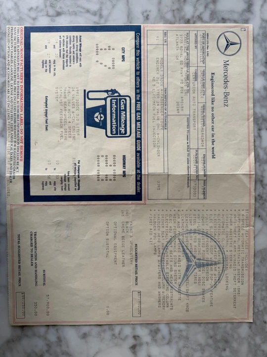 1991 Mercedes-Benz W124 E-Class - Image 20 of 20