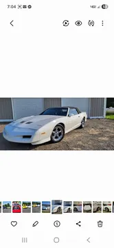 1991 Pontiac Firebird Trans Am Convertible 2D
