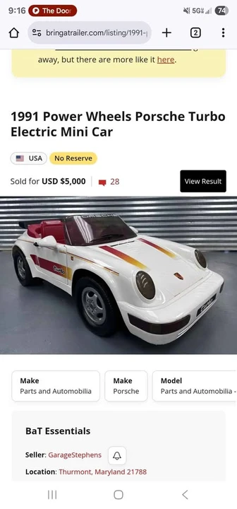1991 Porsche 964 Carrera - Image 5 of 5