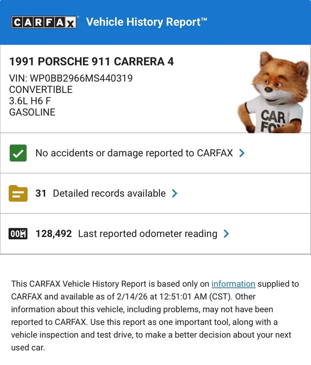 1991 Porsche 964 Carrera - Image 21 of 21