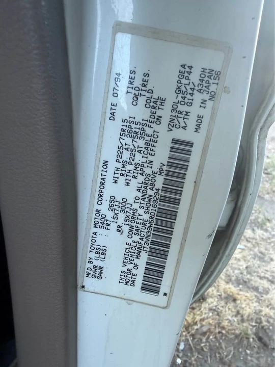 1991 Toyota 4Runner 2nd Gen - Image 6 of 6