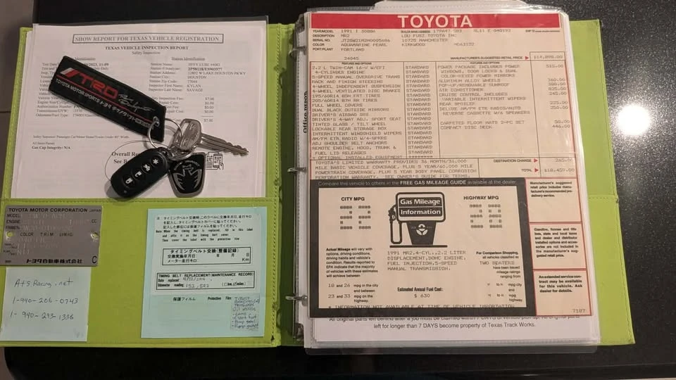 1991 Toyota SW20 MR2 - Image 13 of 14