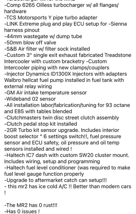 1991 Toyota SW20 MR2 - Image 13 of 14