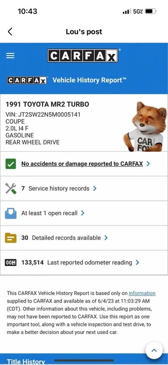1991 Toyota SW20 MR2 - Image 11 of 14