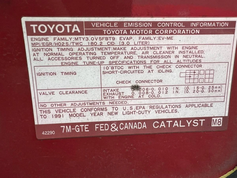 1991 Toyota Supra 3rd Gen - Image 23 of 24
