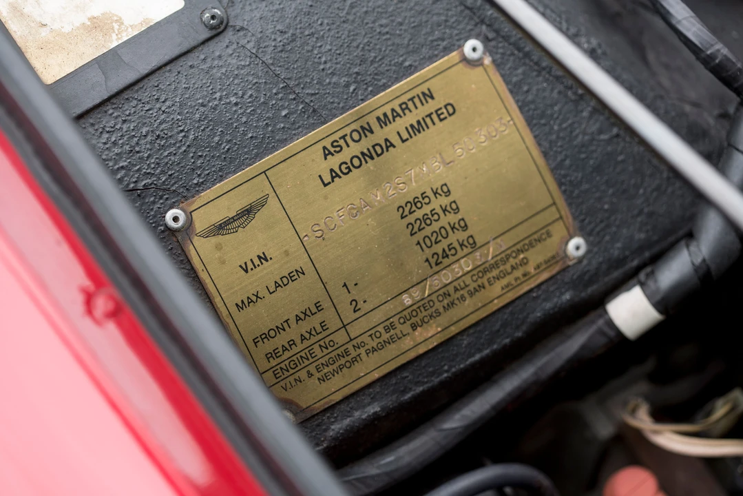 1992 Aston Martin Virage - Image 11 of 23
