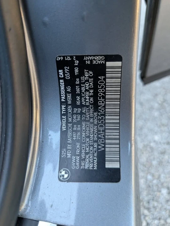 1992 BMW E34 5 Series - Image 19 of 20