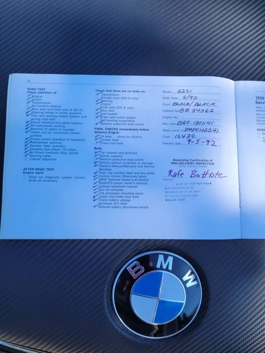 1992 BMW E34 5 Series - Image 22 of 24