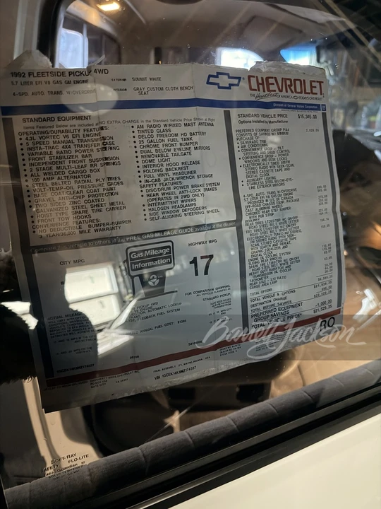 1992 Chevrolet C/K 4th Gen - Image 11 of 31
