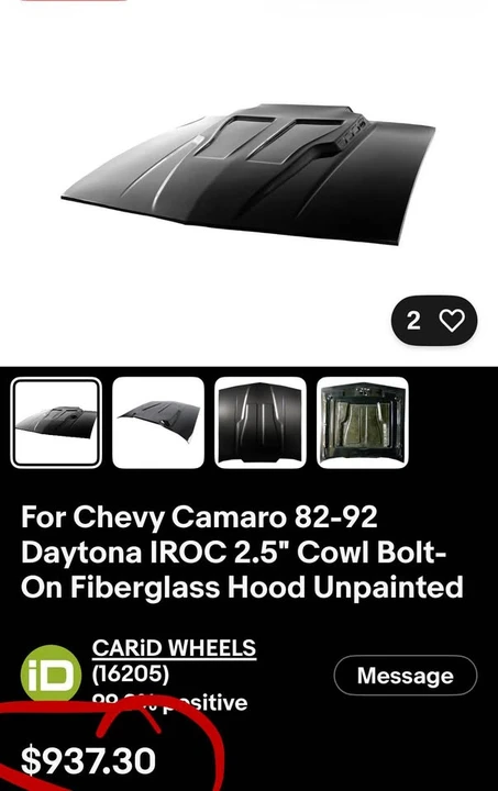 1992 Chevrolet Camaro 3rd Gen - Image 5 of 5