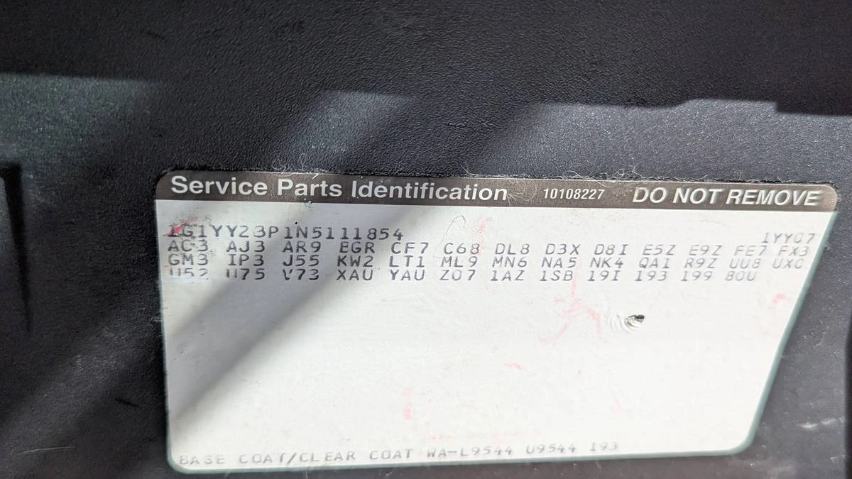 1992 Chevrolet Corvette C4 - Image 20 of 24