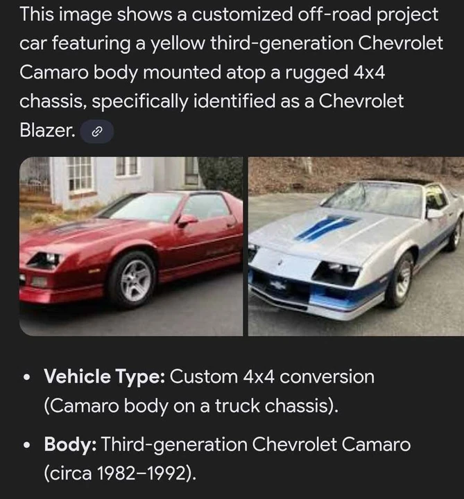 1992 Chevrolet Camaro 3rd Gen - Image 4 of 4