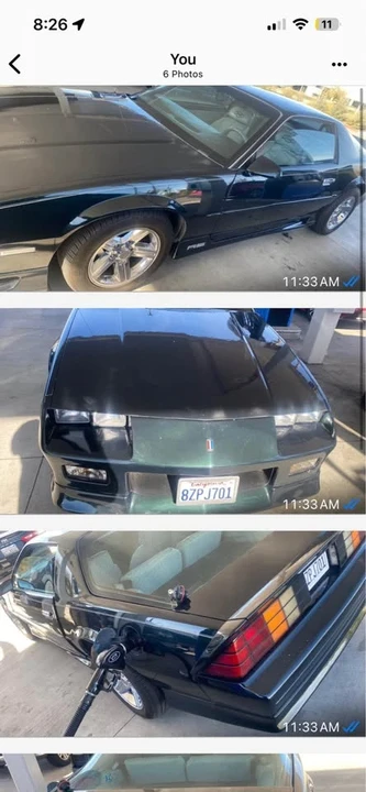1992 Chevrolet Camaro 3rd Gen - Image 6 of 6
