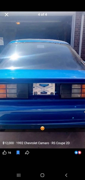 1992 Chevrolet Camaro 3rd Gen - Image 4 of 11
