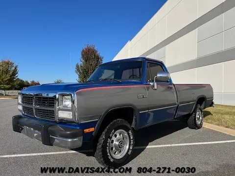 1992 Dodge Ram 1500 LE Long Bed 4X4 Pick Up