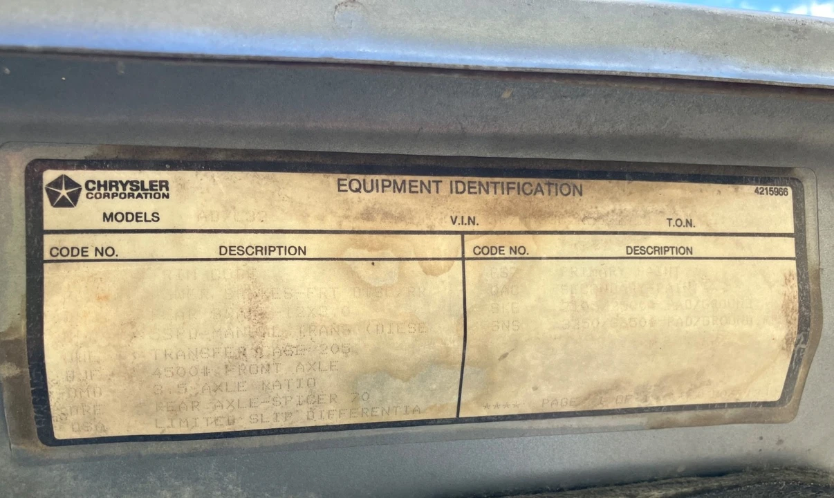 1992 Dodge Ram 1st Gen - Image 13 of 31
