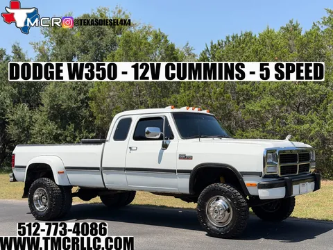 1992 Dodge W350 4x4 12V Cummins 5 Speed DRW