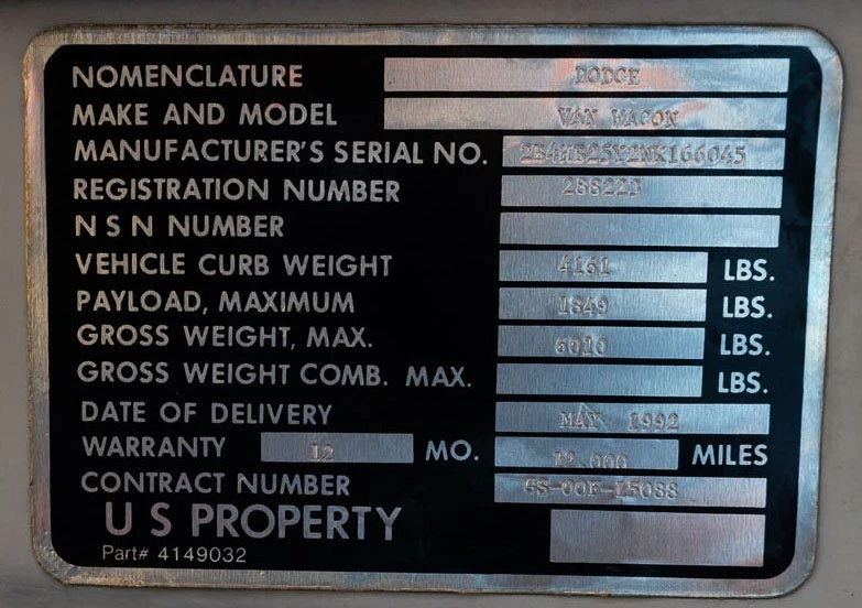 1992 Dodge Ram Van - Image 18 of 19