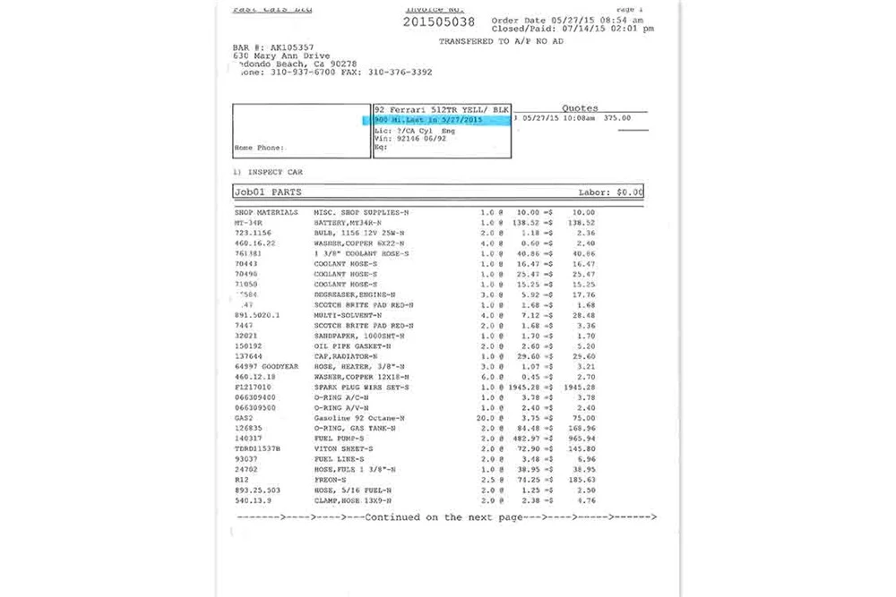 1992 Ferrari 512 TR - Image 8 of 14