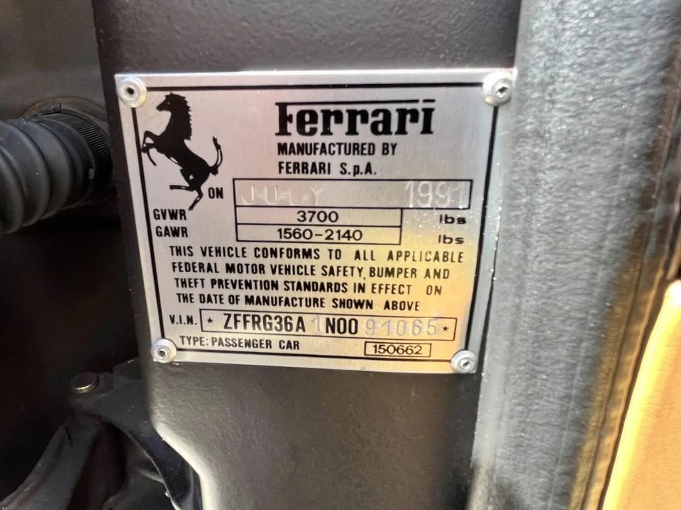 1992 Ferrari 348 ts - Image 6 of 9