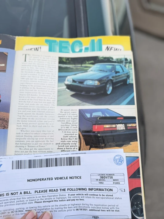 1992 Ford Mustang 3rd Gen - Image 28 of 31