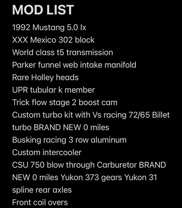 1992 Ford Mustang 3rd Gen - Image 10 of 11