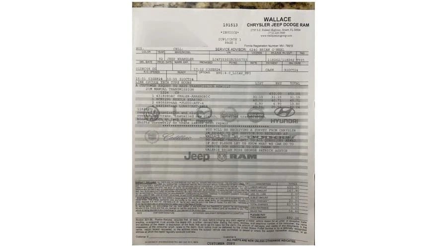 1992 Jeep YJ Wrangler - Image 11 of 18