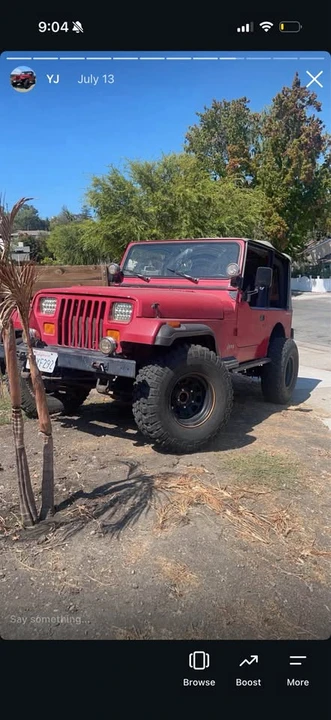 1992 Jeep YJ Wrangler - Image 2 of 6