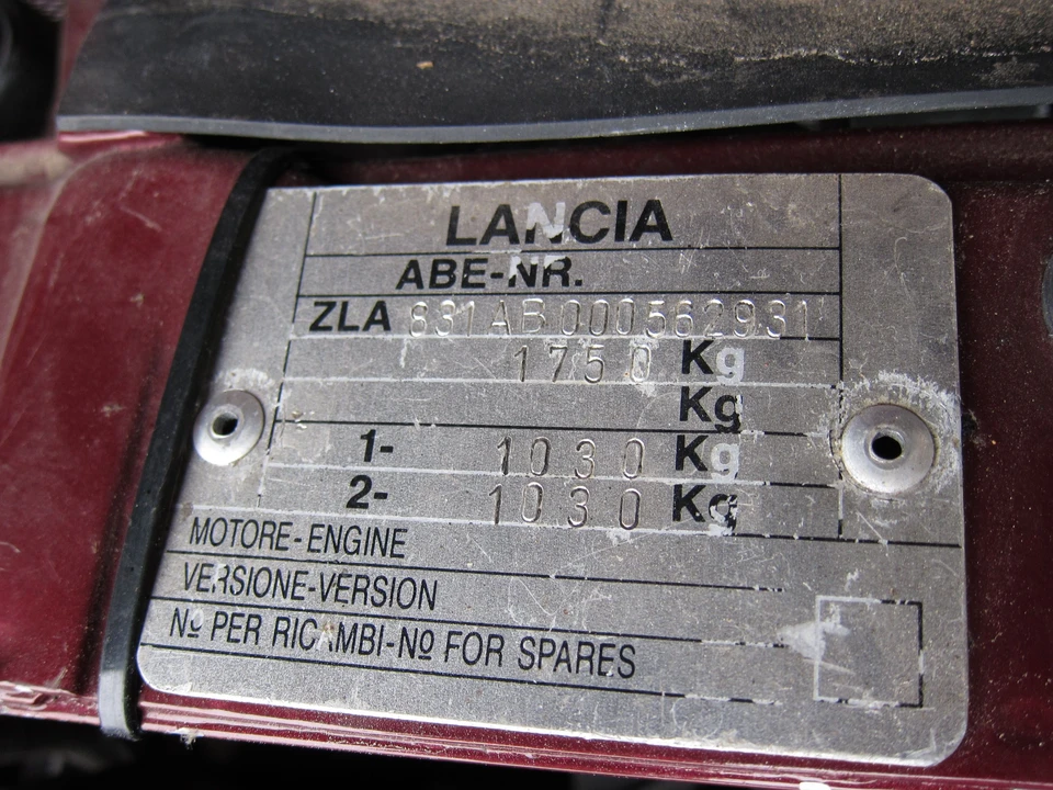 1992 Lancia Delta 1st Gen - Image 3 of 17