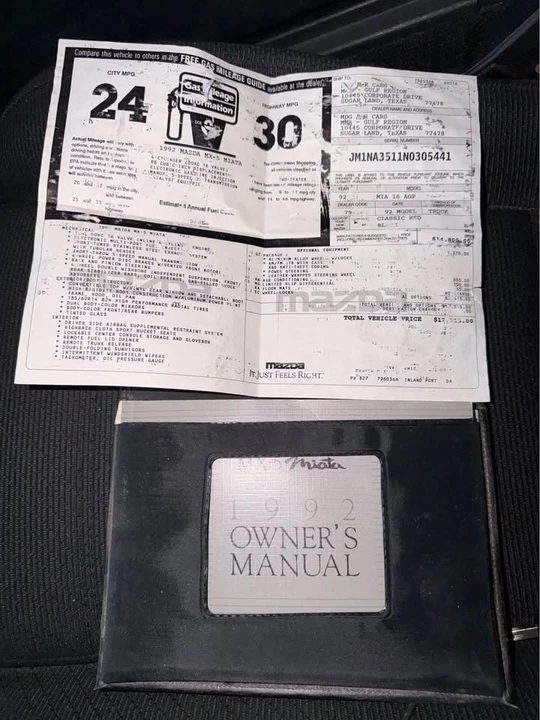 1992 Mazda NA MX-5 Miata - Image 17 of 17