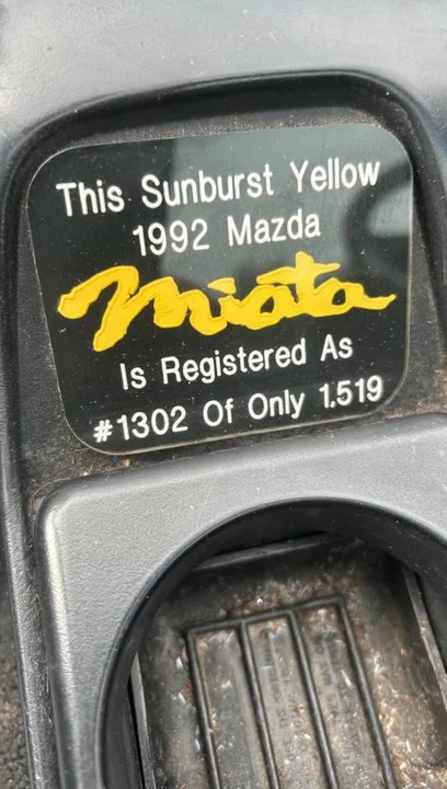 1992 Mazda NA MX-5 Miata - Image 6 of 12