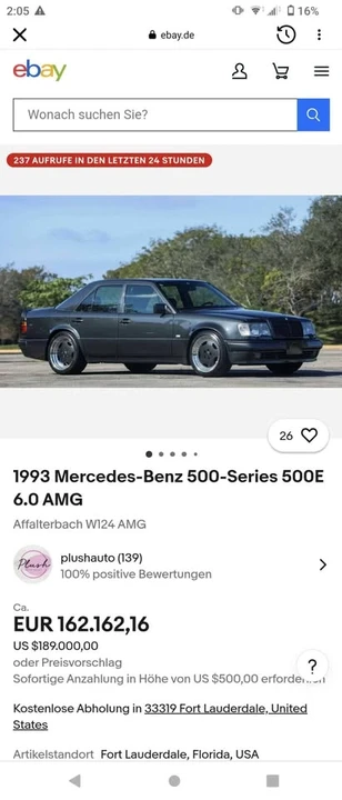 1992 Mercedes-Benz 500E & E500 - Image 8 of 8