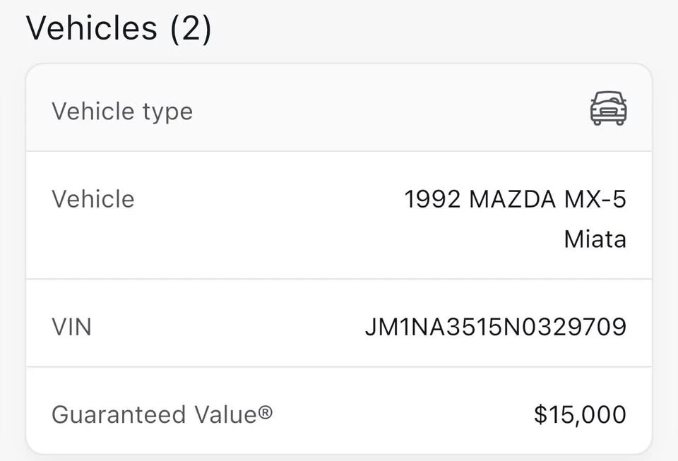 1992 Mazda NA MX-5 Miata - Image 10 of 10