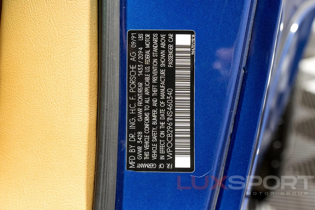 1992 Porsche 964 Carrera - Image 13 of 31