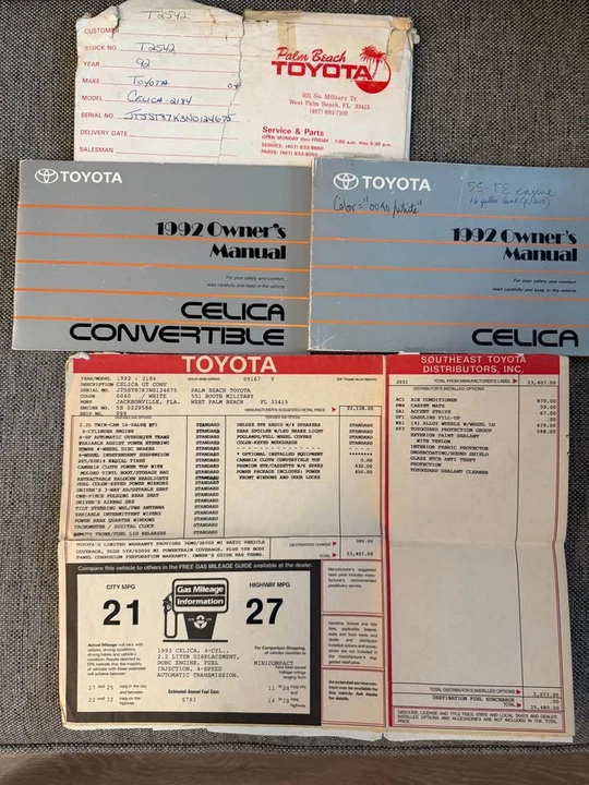 1992 Toyota Celica 5th Gen - Image 6 of 6